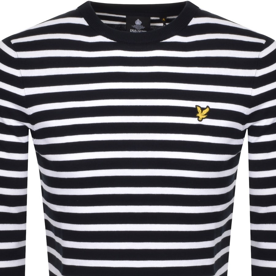 Alternative Image for ProductLyle And Scott Breton Stripe Sweatshirt Navy2